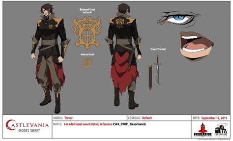 Some Netflix Castlevania Model Sheets Concept Art Rcastlevania