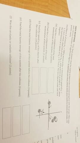Solved Find the total kinetic energy of this system before | Chegg.com 