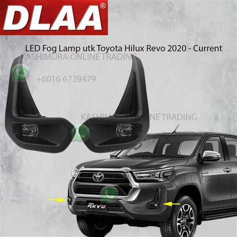 Toyota Hilux Revo Rocco LED Fog Lamp Spotlight 2020 Current