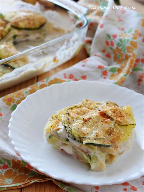 Parmigiana Cremosa E Filante Di Zucchine E Patate