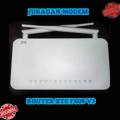 Modem Ont Router Zte F609 V3 Bekas Lazada Indonesia