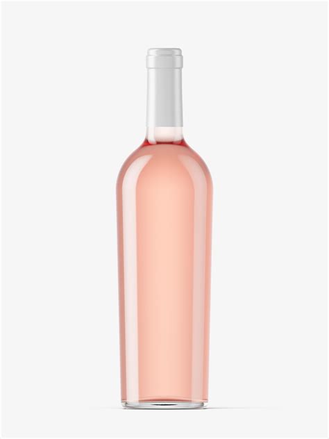 Pink Wine Bottle Mockup Smarty Mockups