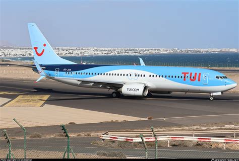 OO JAX TUI Fly Belgium Boeing 737 8K5 WL Photo By Bram Steeman ID