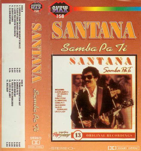 Santana Samba Pa Ti Cassette Discogs