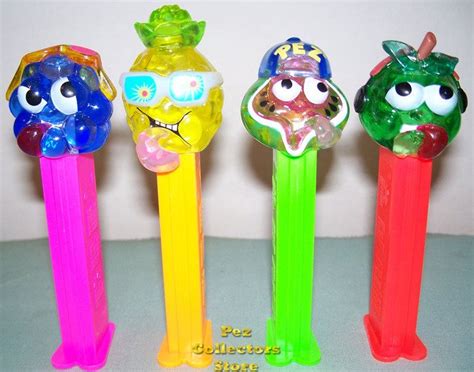 Colored Crystal Sourz Pez Set of 4 Pez Offer 310 - $22.00