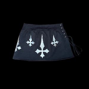 U Pc Set Handmade Black Bikini Top Low Rise Lace Up Micro Mini