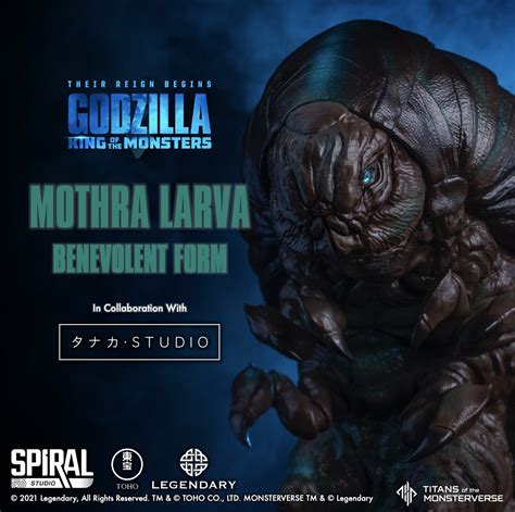 Artstation Titans Of The Monsterverse Mothra Larva 2019 Benevolent