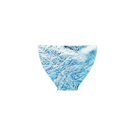 Abstract Blue Custom Bikini Swimsuit ID D