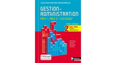 Gestion Administration Bac Pro Ga 2de Pôles 1 Et 3 Collection