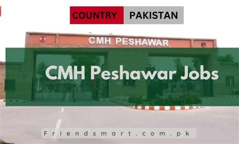 Cmh Peshawar Jobs 2024 Combined Military Hospital