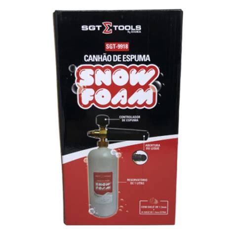 Snow Foam 1l SGT 9918 O Poder Da Limpeza Sigma Tools