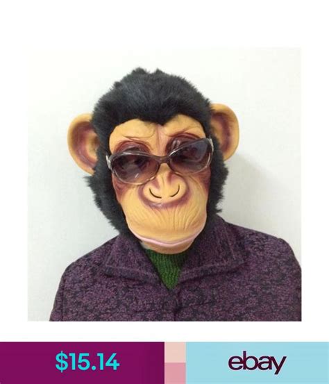 Accessories 1 Pcs Monkey Party Mask Funny Adult Animal Costume Head