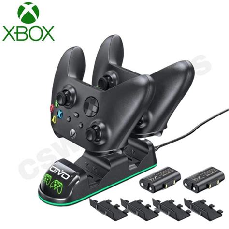 Dock Baterias Recarreg Vel Compat Vel Xbox One S X E Xbox