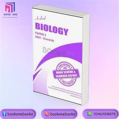 A Level Biology Paper 5 Unsolved Upto Jun 2022 Book One