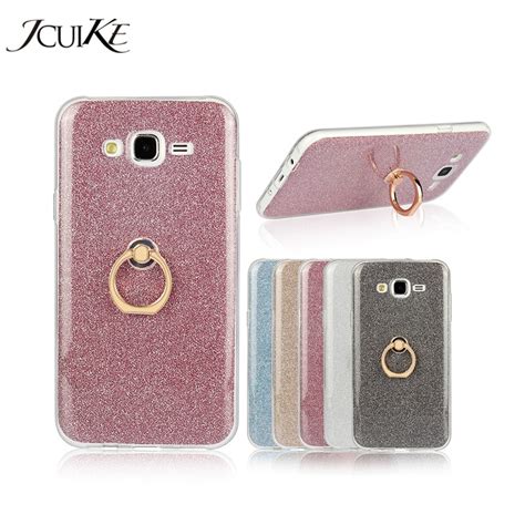 Para Samsung Galaxy Telefon J7 Silicone 2015 Caso Glitter Suave TPU