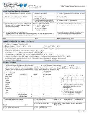 Highmark Fillable Claim Form - Fill Online, Printable, Fillable, Blank ...