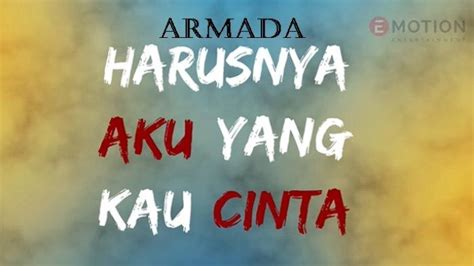 Kunci Gitar Harusnya Aku Armada Chord C Tribunmanado Co Id