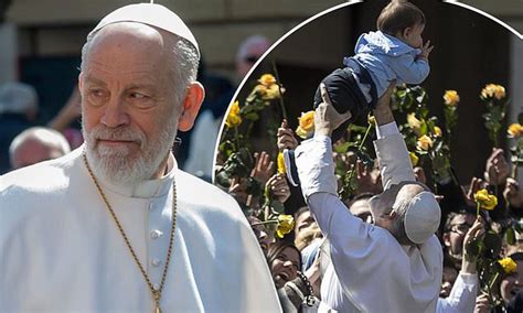 John Malkovich Transforms Into The Supreme Pontiff During The New Pope Filming In Rome Daily