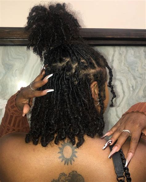 Pin By Kelshundra Frye On Natural Hair Locs Hairstyles Dreadlock Hairstyles Black Short Locs