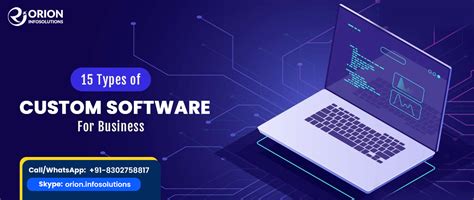 15 Types Of Custom Software For Business