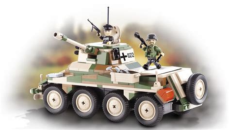 Cobi 2446 Klocki Small Army Samochód pancerny Sd Kfz 234 Puma