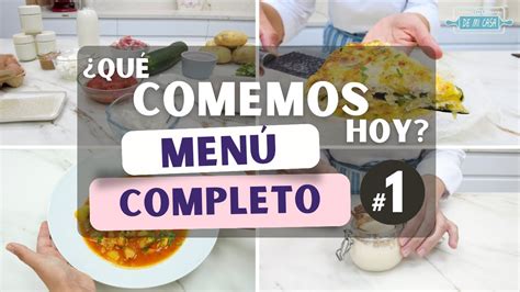 MENÚ COMPLETO Fácil y Rapido para Chuparse los Dedos en solo en 1 Hora