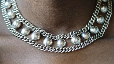 Sterling Silver Collar Necklace - EVERNIQ