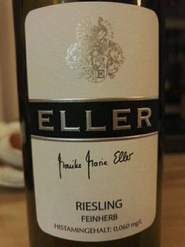 Weingut Eller Dittelsheim He Loch Riesling Feinherb Vivino Us