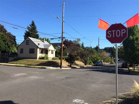 New Stop Signs At 63rd And Oregon North Tabor Neighborhood Association