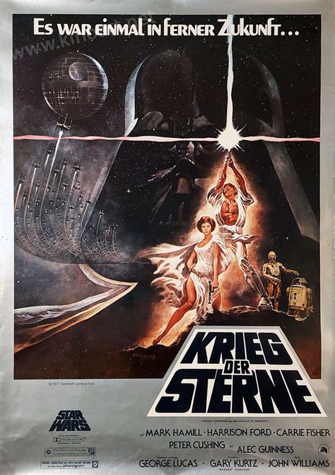 Star Wars Krieg Der Sterne Deutsches A Filmplakat X Cm Von