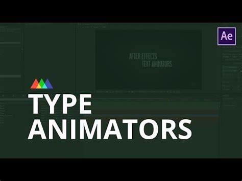 21 Text Animators In After Effects YouTube After Effects Adobe