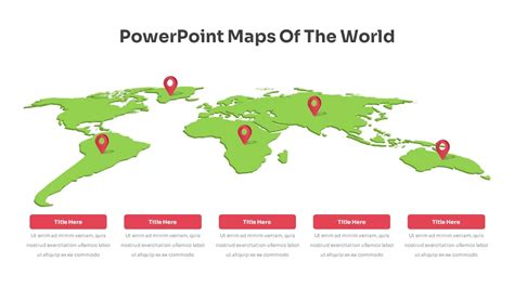 Editable World Map PowerPoint Template SlideBazaar