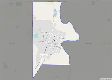 Map Of Palmer City Kansas