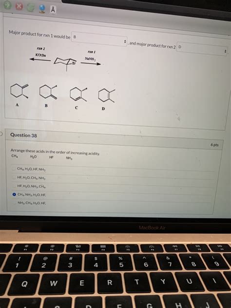 Solved Major Product For Rxn 1 Would Be B And Major Chegg