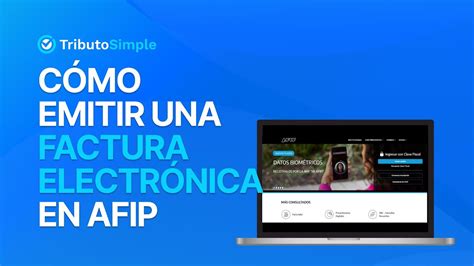 ¿cómo Emitir Una Factura Electrónica En Arca Ex Afip Monotributo Youtube