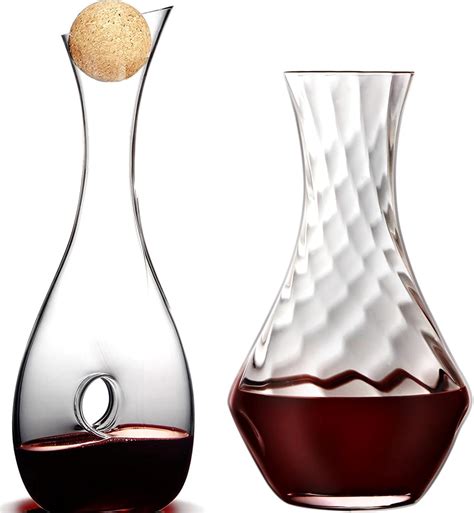 Amazon Nutriups Snail Wine Decanter With Stopper Hand Blown Wine