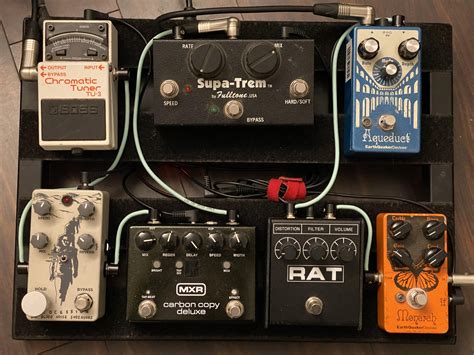 Fresh Guitar Pedalboard Setup : r/guitarpedals