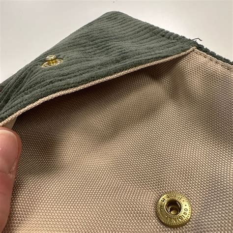 Mini Pochette Porte Monnaie Velours C Tel Kaki Papa Pique Et Maman Coud