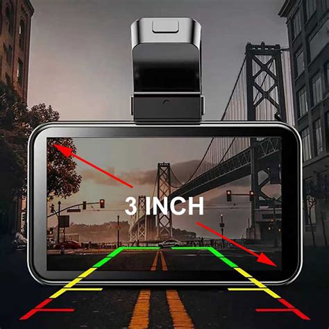 Car Dvr Wifi Gps Full Hd P Dash Cam Rear View Vehicle Drive Video