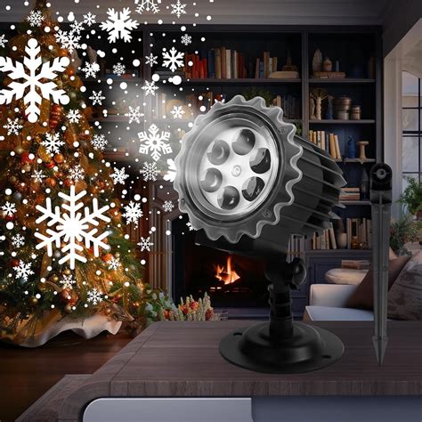 Amazon Temgin HD Snowfall Projector Lights Outdoor Christmas