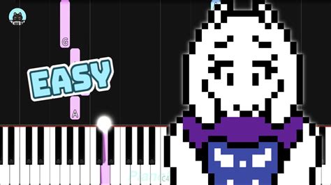 Undertale Ost Fallen Down Reprise Easy Piano Tutorial And Sheet Music Youtube