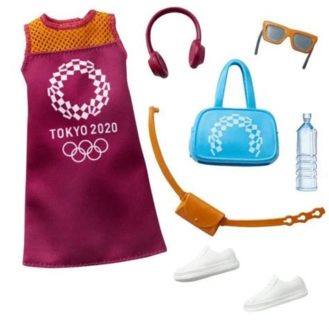 Robe de Sport Tokyo 2020 Barbie Mattel GJG33 Vêtements de Poupée