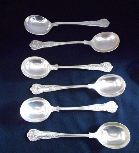 Antiques Atlas Kings Pattern Soup Spoons In Silver Plate