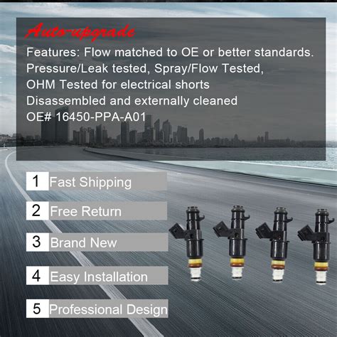 Ppa A Fuel Injectors Fit For Honda Crv Cr V L L Ebay