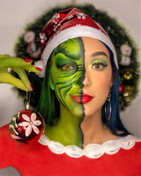 Grinch makeup