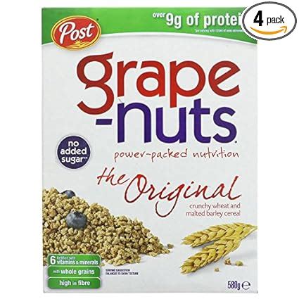 Grape Nuts Nutrition Facts Label – Runners High Nutrition