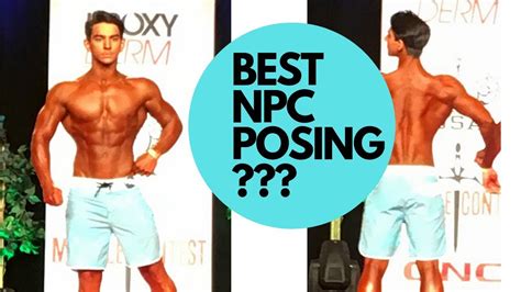 Npc Men S Physique Posing The Best Posing Tips Youtube