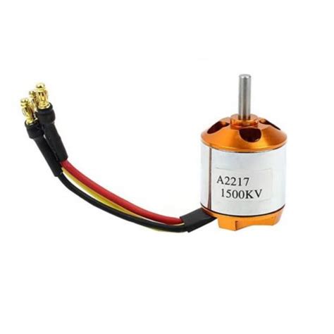 A2217 1500KV RC Brushless Out Runner Motor Welded Banana Connector