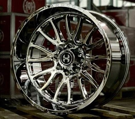 4 NEW 20x9 Hardcore HC101 Wheels Chrome 8x6 5 RAM 8x165 1 Chevy GMC EBay