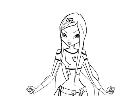 Winx Club Roxy Coloring Pages